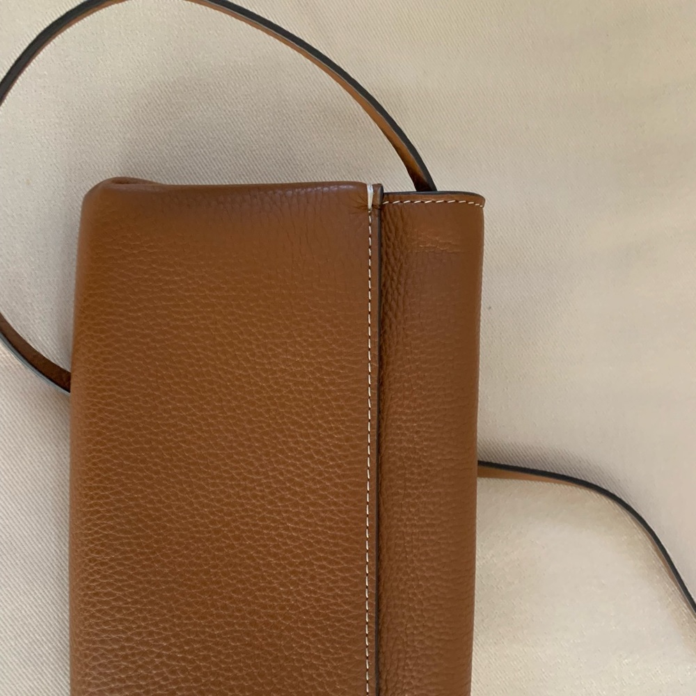 Brown Leather Tory Butch Crossbody